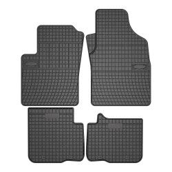 Tappetini per auto ElToro compatibili con Fiat Panda III dal 2020 in poi su misura in gomma | Note: Hybrid | Tipo Auto: Hatchback | Materiale resistente | Bordi alti protettivi